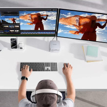 „Orico MiniLink“ 9 viename prijungimo stotelė – sidabrinė