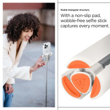 Spigen S541W Bluetooth Selfie Stick - White