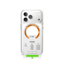 „Tech-Protect MMP-210 MagSafe“ 2 magnetinių žiedų pakuotė – oranžinė / juoda