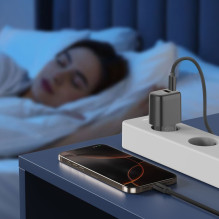 Tech-Protect NCA45W-GAN 2-Port USB-C / USB-A 45W Wall Charger - Black