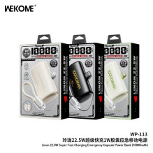 External battery WK Design "WP-113" black 10000mAh (22.5W)