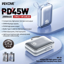 External battery WK Design "WP-50" blue 20000mAh (45W)