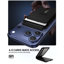 „Tech-Protect MagWallet“ stovas, „MagSafe“ magnetinė telefono dėklas – juodas