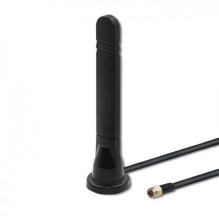 4G LTE antenna with magnetic base, 5 dBi, Omnidirectional, Indoor, 600-2700 MHz, SMA, 3m