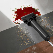 UWANT D600 vertikalus dulkių siurblys su šlapio ir sauso valymo funkcija - juodas