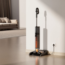 UWANT D600 upright vacuum cleaner with wet and dry mopping function - black