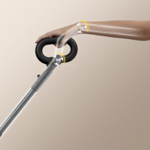 UWANT D600 vertikalus dulkių siurblys su šlapio ir sauso valymo funkcija - juodas