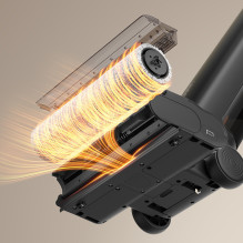 UWANT D600 upright vacuum cleaner with wet and dry mopping function - black