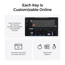 Klaviatūra WRL K10 HE SPECIAL ED / BALTA K10H-Q1 KEYCHRON