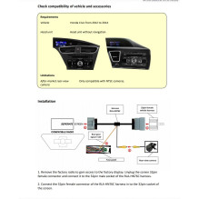 Interfejs kamery - Honda Civic 2012-2013