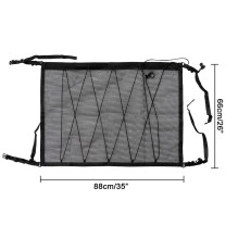 Wozinsky Universal Car Ceiling Organizer Mesh - Black