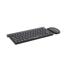 Wozinsky Wireless Keyboard + Compact Mouse Set - Black