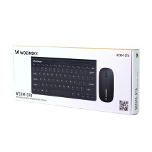 Wozinsky Wireless Keyboard + Compact Mouse Set - Black
