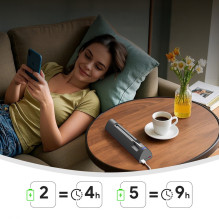 „Meatmeet S Pro“ virtuvės termometras su „Bluetooth“ / „WiFi“ programėle kepsninei, orkaitei, rūkyklai – pilkas