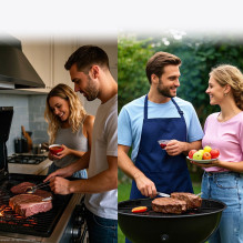 „Meatmeet S Pro“ virtuvės termometras su „Bluetooth“ / „WiFi“ programėle kepsninei, orkaitei, rūkyklai – pilkas