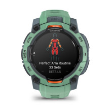 Garmin Instinct 3 AMOLED 3.05 cm (1.2") 45 mm Digital 390 x 390 pixels Touchscreen Green GPS (satellite)