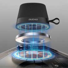 „Dudao Y20“ belaidė kolonėlė su magnetiniu laikikliu, „Bluetooth 5.3“ – juoda