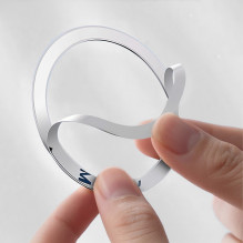 „Dudao Y20“ belaidė kolonėlė su magnetiniu laikikliu „Bluetooth 5.3“ – sidabrinė