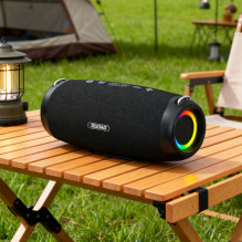 Dudao Y21Pro Wireless Speaker with RGB Backlight Bluetooth 5.3 - Black