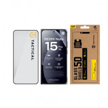 Tactical Glass Shield 5D for Xiaomi Redmi Note 15 Pro Black