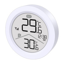 GreenBlue wireless weather station, IN / OUT temperature, clock, °C / °F selectable, range up to 60 m, GB162
