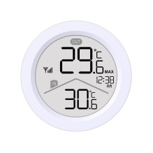 GreenBlue wireless weather station, IN / OUT temperature, clock, °C / °F selectable, range up to 60 m, GB162