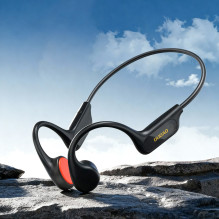 Dudao U22 Bluetooth 5.2 Bone Conduction Headphones with Headband - Black