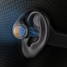 Dudao U22 Bluetooth 5.2 Bone Conduction Headphones with Headband - Black