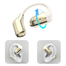 „Dudao U4Pro“ universalios „Bluetooth“ ausinės, skirtos abiem ausims – smėlio ir aukso spalvos