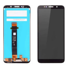 Ekranas Huawei Y5p 2020 / Honor 9S su lietimui jautriu stikliuku Black HQ