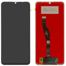 Ekranas Huawei Y6p 2020 / Honor 9A su lietimui jautriu stikliuku Black ORG