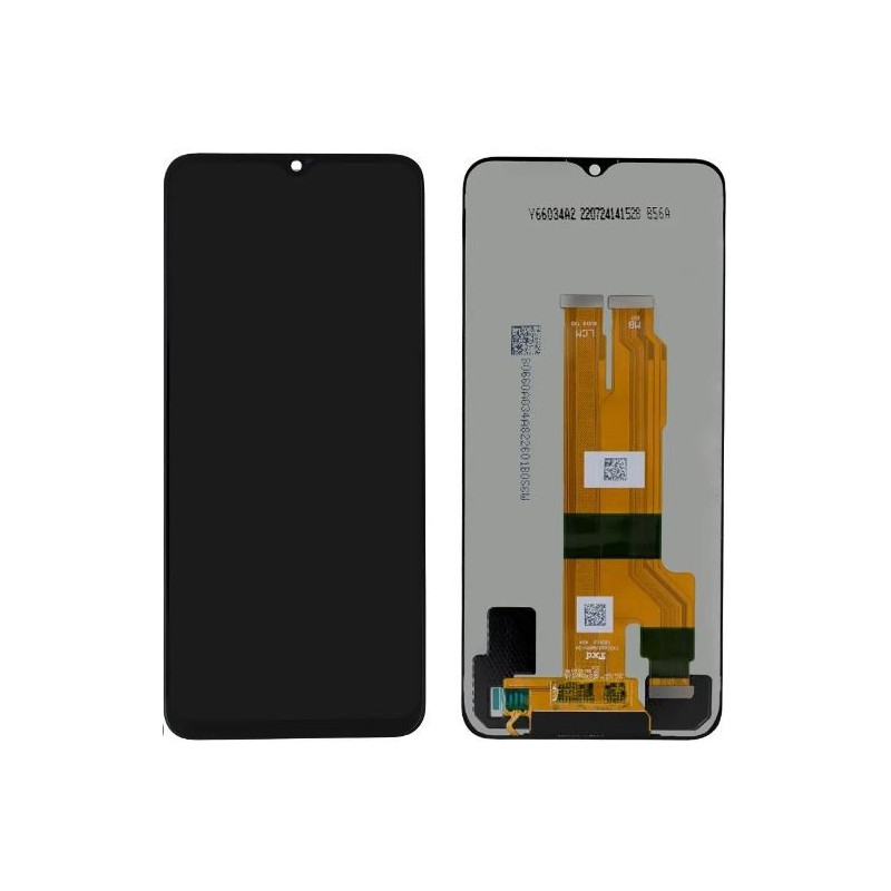 Ekranas Realme 9i 5G / 10 5G / 10S 5G su lietimui jautriu stikliuku Black ORG