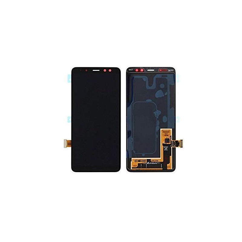 LCD screen Samsung A530 A8 (2018) with touch screen black original (service pack)