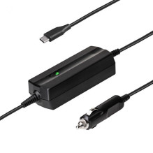 Automobilinis nešiojamojo kompiuterio pakrovėjas Akyga AK-ND-83 (5-20V / 3-3.25A 65W) USB Type C 1.8m Power Delivery