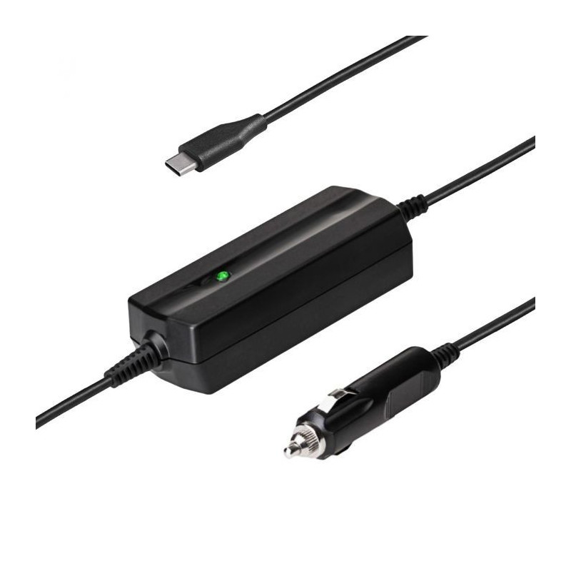 Automobilinis nešiojamojo kompiuterio pakrovėjas Akyga AK-ND-83 (5-20V / 3-3.25A 65W) USB Type C 1.8m Power Delivery
