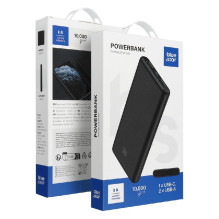 External battery POWER BANK Blue Star (W1061) 10000mAh (2xUSB 1xType-C) black