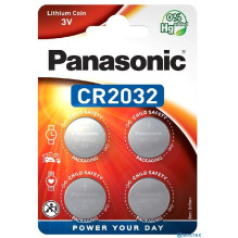Lithium batteries PANASONIC 3V CR2032 (4pcs)
