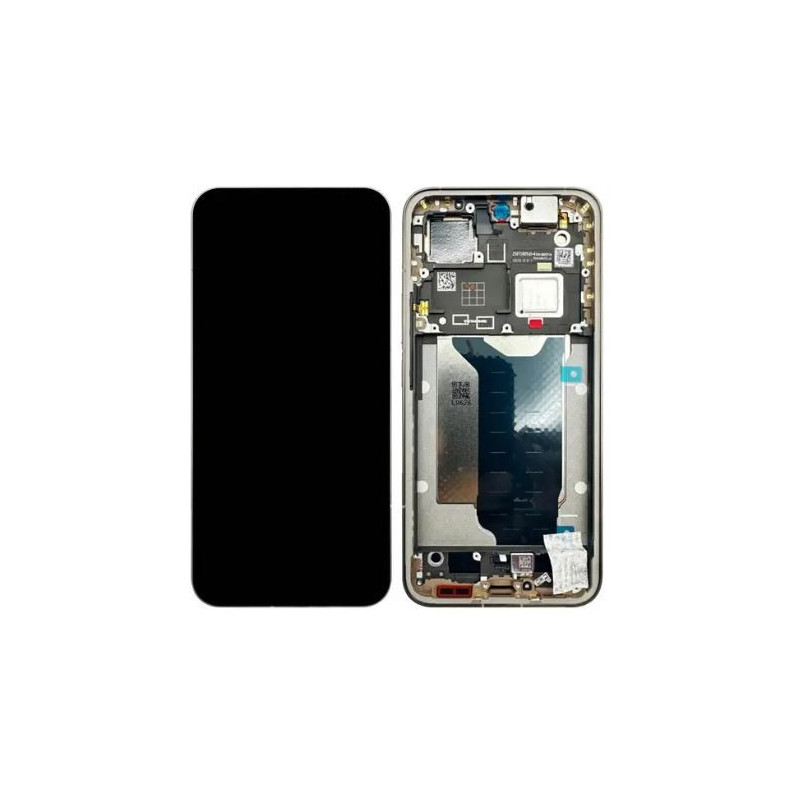 Ekranas Xiaomi 15T Pro 5G su lietimui jautriu stikliuku ir rėmeliu Grey originalus (service pack)
