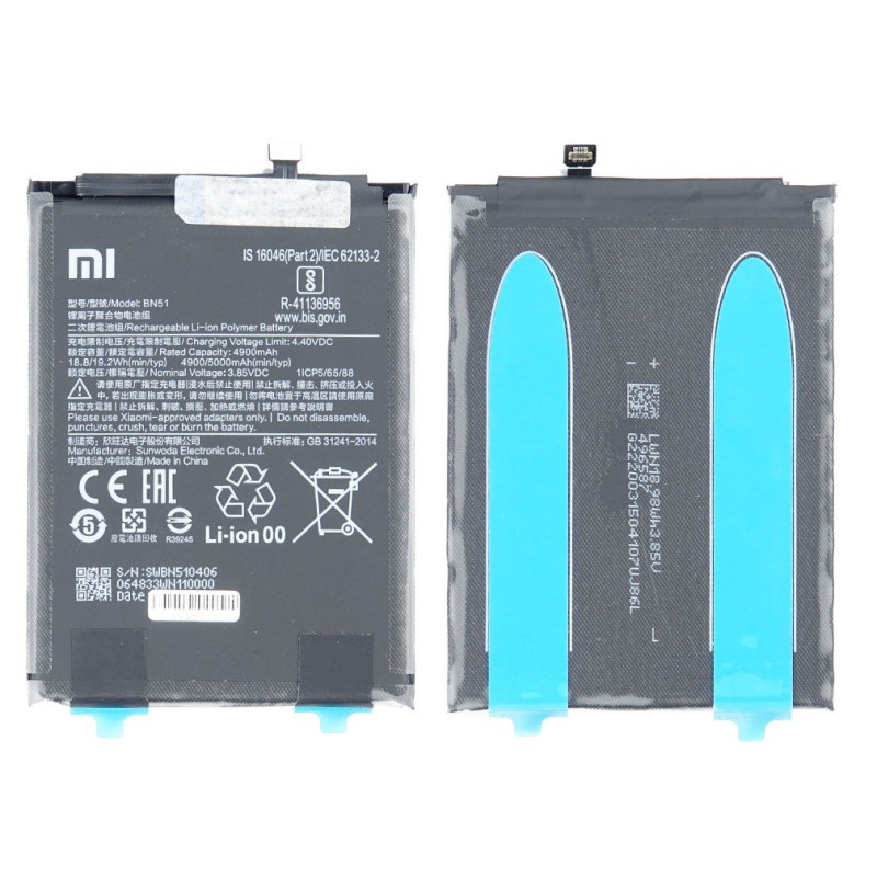 Akumuliatorius originalus Xiaomi Redmi 8 / Redmi 8A 4900mAh BN51 (service pack)