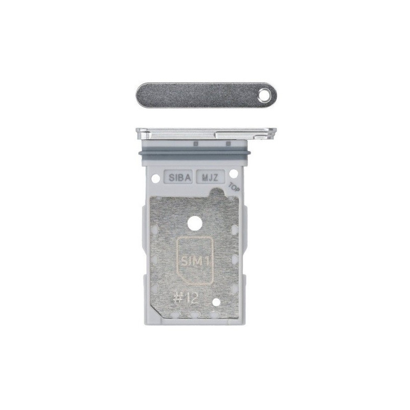 SIM card holder Samsung S921 S24 / S926 S24 Plus Dual Marble Grey original (used Grade A)
