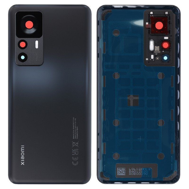 Back cover for Xiaomi 12T Black original (used Grade C)