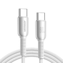 USB kabelis JOYROOM (S-A51) "USB-C (Type-C) to USB-C (Type-C)" (60W 1.2m) pilkas