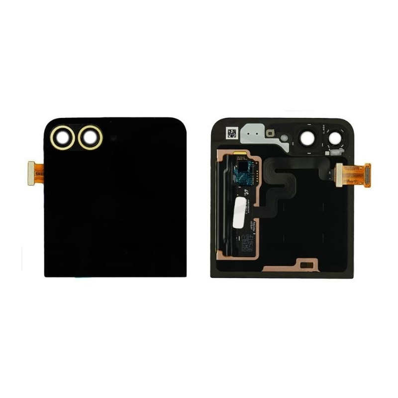 Ekranas Samsung F741 Z Flip6 5G su lietimui jautriu stikliuku išorinis (Outer) Yellow originalus (used Grade B)