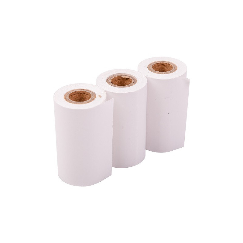 Thermal Printer Paper, D30mm X 52mm, 3 Rolls
