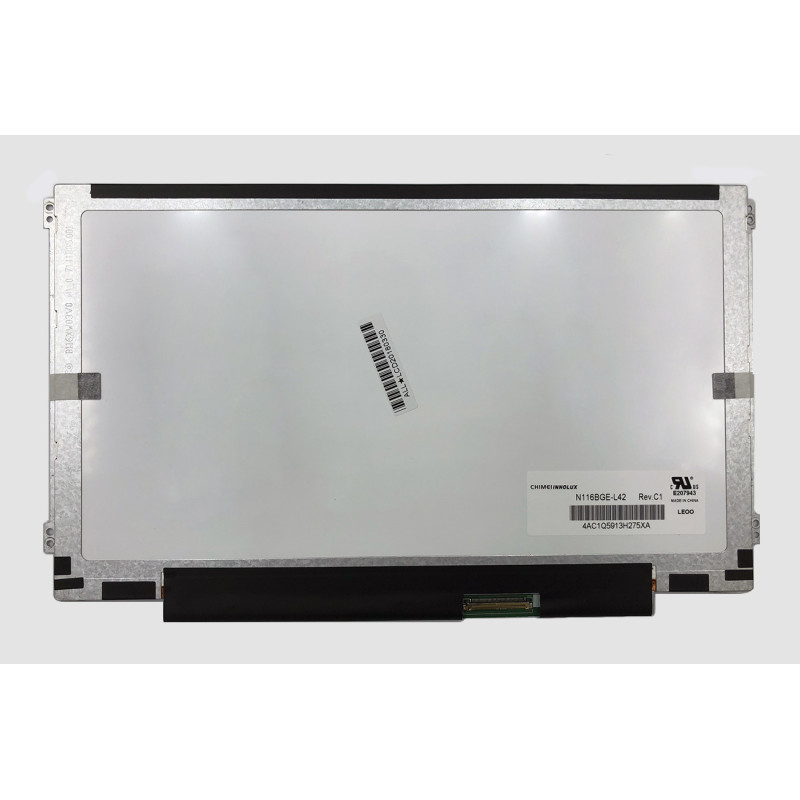 Screen 11.6", 1366x768, 60Hz, glossy, 40pin, right