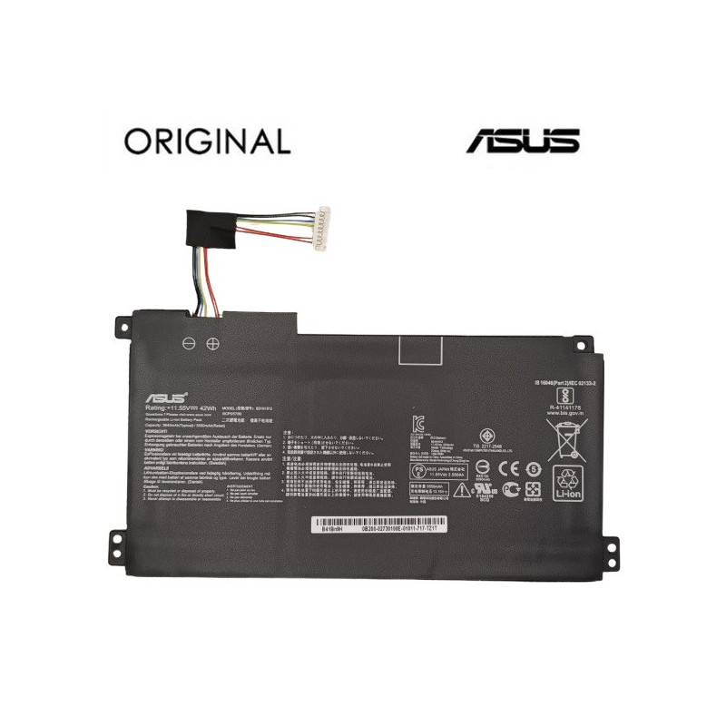 Laptop battery ASUS B31N1912, 3550mAh, Original