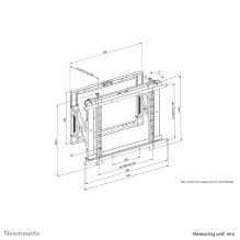 TV SET ACC WALL MOUNT / WL95-800BL1 NEOMOUNTS