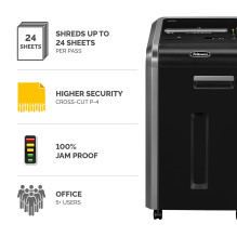 SHREDDER POWERSHRED 225CI / CROSS CUT 4622001 FELLOWES
