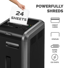 SHREDDER POWERSHRED 225CI / CROSS CUT 4622001 FELLOWES