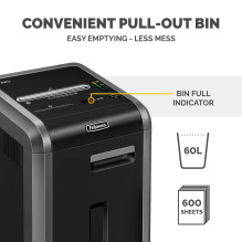SHREDDER POWERSHRED 225CI / CROSS CUT 4622001 FELLOWES